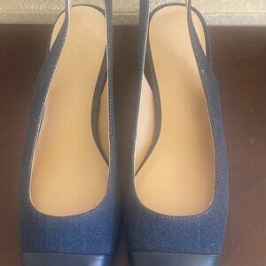 Blue Denim Pumps